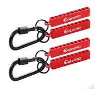 ColumPRO 4 soportes para brocas, organizador universal de brocas y destornillador con un gancho de autobloqueo.