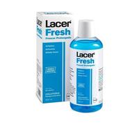 LACERFRESH - Colutorio 1 Litro, Enjuague Bucal Diario, Combate el Mal Aliento, Protección de Encias, sin Alcohol, con Flúor y Triclosán, Sabor Fresco de Efecto Prolongado