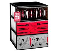 Com-fort house | cajonera apilable de plástico | modelo iris | diseño cocina | modelo de 3 cajones