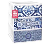 Com-fort house cajonera apilable plastico - modelo iris (3, alhambra)
