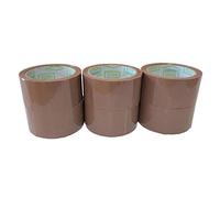 COM-FORT HOUSE | Cinta Adhesiva | Color Marrón | Cinta para Embalar | Perfecta para Envíos y Mudanzas | Cinta Adhesiva para paquetes | 48mm x 66m | Pack de 6 unidades |