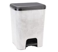 Com-fort house | cubo de basura con pedal | capacidad de 26 litros | cubo reciclaje | cubo de basura orgánico cocina | 1 unidad | piezas extraíbles | limpieza fácil