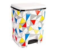 Com-fort house | cubo de basura con pedal | capacidad de 26 litros | cubo reciclaje | limpieza fácil