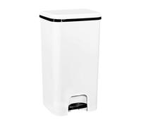 Com-fort house | cubo de basura con pedal | capacidad de 37 litros | cubo reciclaje | cubo de basura orgánico cocina | 1 unidad | piezas extraíbles | limpieza fácil |