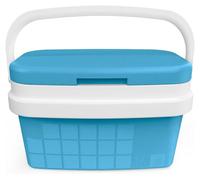 Com-fort house - nevera portátil con asa rígida - porta alimentos para camping, playa, acampada - capacidad 16l