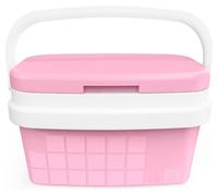 Com-fort house - nevera portátil con asa rígida - porta alimentos para camping, playa, acampada - capacidad 16l