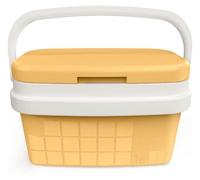 Com-fort house - nevera portátil con asa rígida - porta alimentos para camping, playa, acampada - capacidad 16l