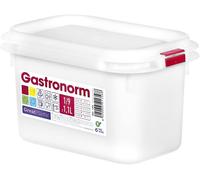 COM-FORT HOUSE - Tartera para comida rectangular reutilizable con tapa, apto para microondas, lavavajillas y congelador. Medidas: 176x108x100 1.1L, Pakc de 6 unidades