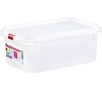 COM-FORT HOUSE - Tartera rectangular para comida reutilizable con tapa, apto para microondas, lavavajillas y congelador. Medidas: 265x162x100 3L, Pakc de 3 unidades