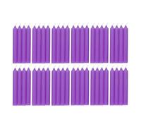 COM-FORT HOUSE- Vela de mesa Lila - Pack velas de 48 Unidades - Velas Decorativas Sin Perfume - Velas para tu Hogar