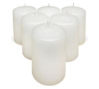 Com-fort house- velas blancas | pack velas de 6 unidades | velas 6x10cm | tealight | velas decorativas sin perfume |