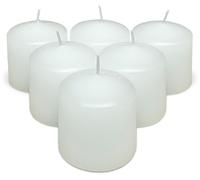 Com-fort house- velas blancas | pack velas de 6 unidades | velas 6x7cm | tealight | velas decorativas sin perfume | 6 cm