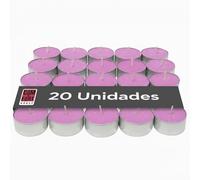 COM-FORT HOUSE | Velas de te Perfumadas | Pack velas de 20 Unidades | Velas de Té Calientaplatos | Tealight | 4,5 Horas de Duración | Olor Explosión Floral
