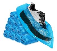 COM-FOUR® 100x Cubrezapatos desechables 3 g por cubrezapatillas - Cubrezapatos de plástico - Cubrezapatos desechables impermeables - talla única