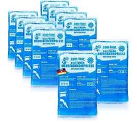 com-four® 10x Compresa Multiuso Pequeño, Compresas Frías y Calientes Reutilizables, 15,5 x 8,5 cm - Apto para Microondas - Made in Germany