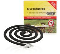 COM-FOUR® 10x Espirales Antimosquitos con Soporte, la Espiral para Mosquitos repele Mosquitos, Mosquitos y Otros Insectos en el balcón, Terraza, jardín y Camping (10 piezas - espiral)