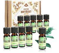 COM-FOUR® 10x Set de aceites perfumados-Aceite perfumado para difusores de aroma, ambientadores, humidificadores de aire (10 piezas - Natural 1)