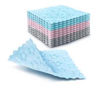 com-four® 12x Paños Esponja diseño Estrella, paños Cocina vajilla, paños absorbentes Limpieza hogar Superficies, paño Reutilizable Multiuso (12 Piezas - diseño de Estrella)