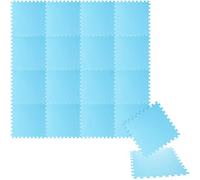 COM-FOUR® 18 piezas Juego de alfombrillas protectoras, aprox. 50x50cm | colchonetas de base como colchoneta de piscina o colchoneta - sistema de conexión simple