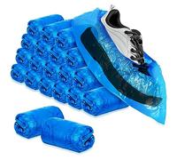 com-four® 200x Cubre zapatos desechables de alta calidad 5 g por cubre zapatillas - Cubre zapatos de plástico - Zapatos desechables en talla única