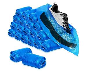 com-four® 200x Cubre zapatos desechables de alta calidad 5 g por cubre zapatillas - Cubre zapatos de plástico - Zapatos desechables en talla única