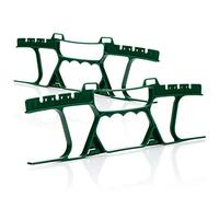 COM-FOUR® 2x enrollador de cable - enrollador de cable de plástico - gestor de cables como organizador para luces de colores, cuerdas, cintas y cables - carrete de cable (2 piezas - enrollador)