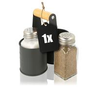 com-four® 3 Piezas agitador de especias de hecho de vidrio