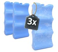 COM-FOUR® 3x Elemento refrigerante para latas y botellas pequeñas - Bolsas de hielo para nevera portátil y bolsa térmica (3x puede paquete frío)