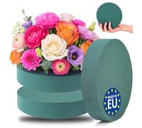 com-four® 3X Espuma Floral para arreglos Florales, 16 x 3,5 cm