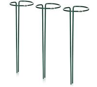 COM-FOUR® 3X macetero - macetero perenne para Flores (Altura: 35 cm) - macetero como Soporte de Flores, zarcillos, Soporte para Rosas, Plantas perennes, Anillo perenne Redondo para el jardín, balcón