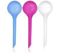 com-four® 3X riego automático para Plantas de Interior - dispensador de Agua para Plantas - Bola de riego para riego de Flores - hydrospikes (03 Piezas - Colorido)