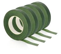 com-four® 4x Flower Tape - Cinta adhesiva autoadhesiva para flores - Cinta para envolver flores - Crepé artesanal (Cinta de flores - 13 mm)