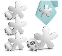 com-four® 4X Pesos Mantel magnéticos Acero Inoxidable - Pinzas Pesadas con imán - Clips sujeción Mesa