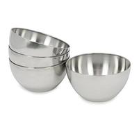 com-four® 4x Tazones nido para mezclar, servir o cocinar - Recipientes para salsas, bocadillos y postres - Cuencos de cocina para hornear y preparar alimentos (4 piezas - Ø 13cm)