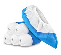 com-four® 50x Cubrezapatos reutilizables premium 50x 11,9 g por cubrezapatos - cubrezapatos de plástico con suelas antideslizantes - zapatos reutilizables extra fuertes e impermeables
