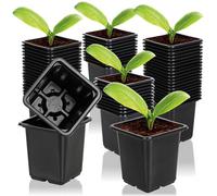 com-four® 60x macetas de Cultivo para Plantas - macetas para Cultivo - Maceta para Cultivo de Plantas