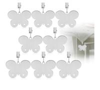 com-four® 8X Pesos Mantel Acero Inoxidable, Pinzas Pesadas sujeción Tela, Clips Mesa, Accesorios Interior Exterior
