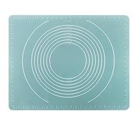 COM-FOUR® Alfombrilla de silicona para hornear - Alternativa sostenible al papel de hornear - Perfecta para hornear galletas, pan y pizza - Base antideslizante para hornear