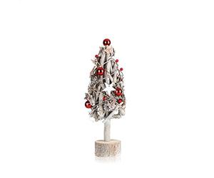 COM-FOUR® Árbol de Navidad Decorativo pequeño - Grandes Decoraciones de Mesa - Ideal para la Temporada de Adviento (40cm con Ramas Marrones)