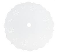 com-Four® Blanc Premium Couverture de Sapin de Noël pour Le Support de Sapin de Noël, Couverture Ronde de Sapin de Noël pour Le Sapin de Noël, Couverture en Feutre Ø env. 120cm