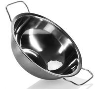 com-four® bol de mezcla acero inoxidable - cuenco multifuncional para hornear, preparar masa, batir & cocinar - resistente al calor, apto lavavajillas & duradero (1 pieza - Ø 23cm)