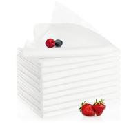 COM-FOUR® estopilla 10x, paño de pasada y paño de bola de masa, finamente tejidos en blanco, reutilizables, alta resistencia al desgarro incluso en condiciones de alta humedad (10 piezas - blanco)