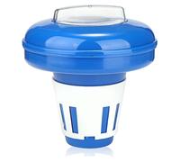 com-four® Flotador Dosificador para Piscina- Dispensador de Productos Químicos para Tabletas Cloro o Bromo- Dosificación Justa Aditivos para Piscinas (1 x 16,5 cm)