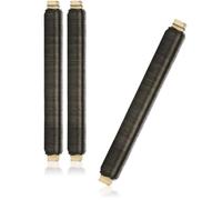 COM-FOUR® Juego de alambres para envolver flores 3x, alambre para atar recocido enrollado en un palo de madera, grosor 0,65 mm, 300 g
