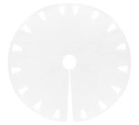com-four® Manta para árbol de Navidad Ø 98 cm - Base de árbol de Navidad con Motivos navideños - Alfombra de árbol de Navidad Redonda - Falda de árbol de Navidad (Ø 98cm - Abeto. Blanco)