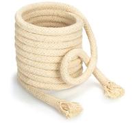 COM-FOUR® Mecha para lámparas de Aceite de Repuesto - para antorchas de jardín, antorchas de bambú - 250 cm x Ø 8 mm (250cm x 8mm)