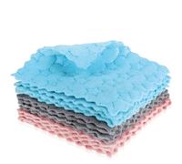 com-four® Paño de Esponja 12x con diseño de Estrella - paños domésticos Extremadamente absorbentes - paños de Limpieza duraderos - toallitas Multiusos Reutilizables (12 Piezas - diseño de Estrella)
