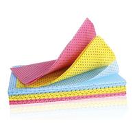 COM-FOUR® Paños para el hogar 12x, toallitas antibacterianas - iones de cobre para una limpieza libre de gérmenes, limpieza multiusos reutilizables para inodoros