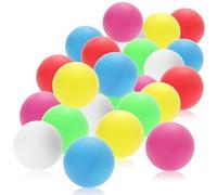 com-four® Pelotas de Tenis de Mesa 24x, Pelotas de Tenis de Mesa de Colores de tamaño estándar, Pelotas de Juego para Ping-Pong y Beer-Pong, Pelotas de Entrenamiento de 40 mm (Multicolor)