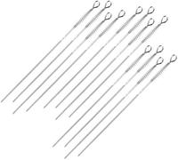 com-four® Pinchos de acero inoxidable 12x - Pinchos de 42 cm de largo - Pinchos de vegetales de primera calidad en un juego (42cm - 12 piezas)